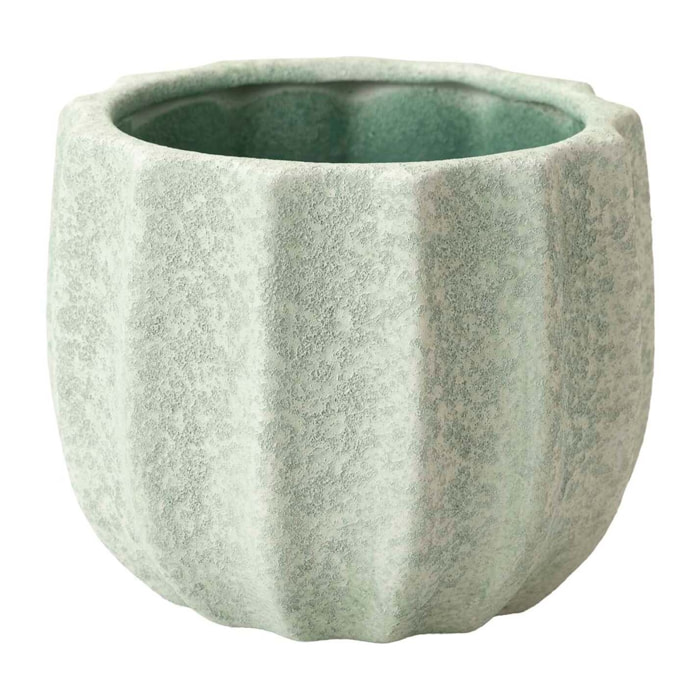 Macetero Ceramica Verde 19x19x17 Cm