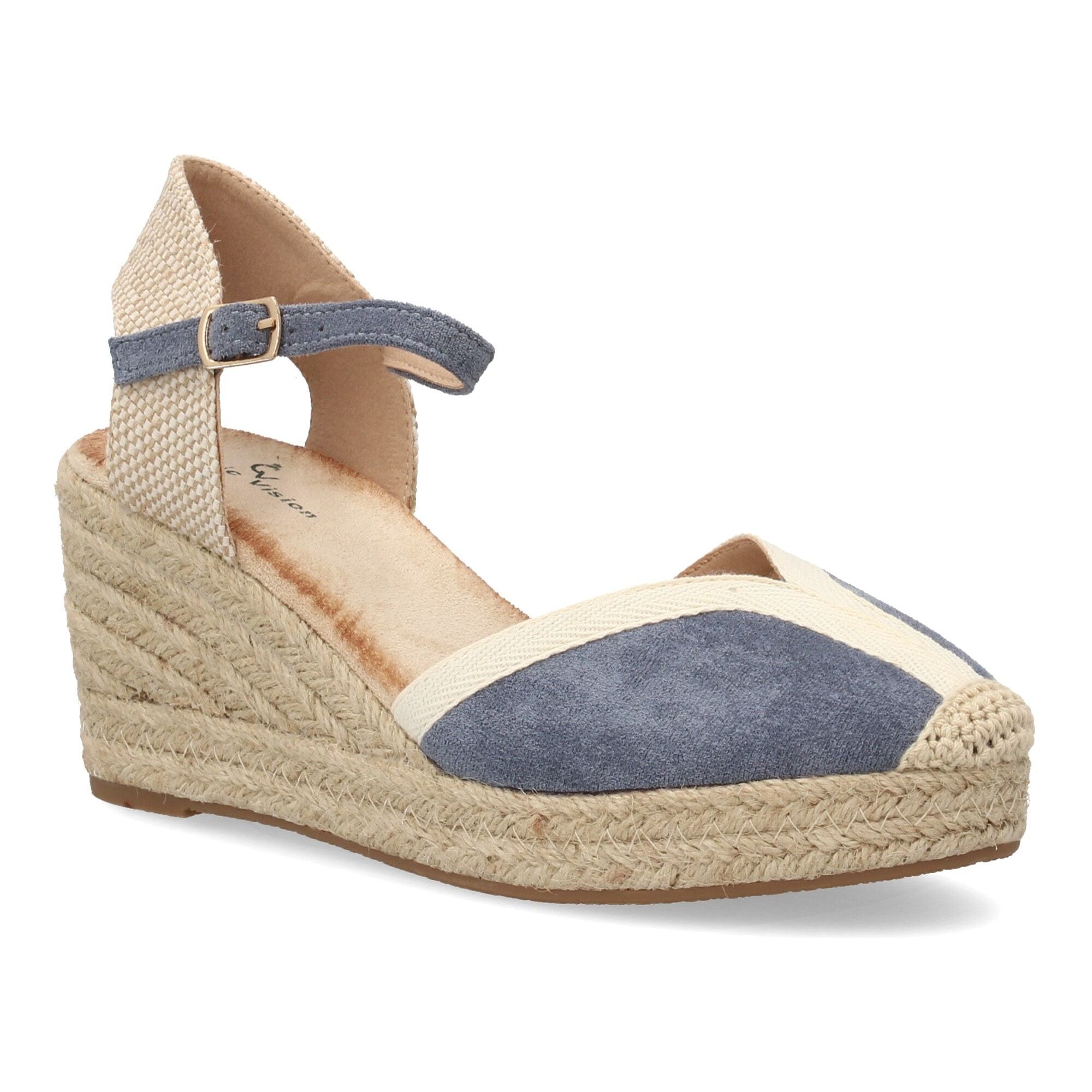 Alpargatas de cuña clásicas cómodas para mujer