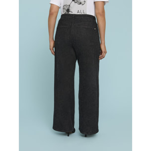 Fiorella Rubino - Jeans de pierna recta con efecto bordado - Negro