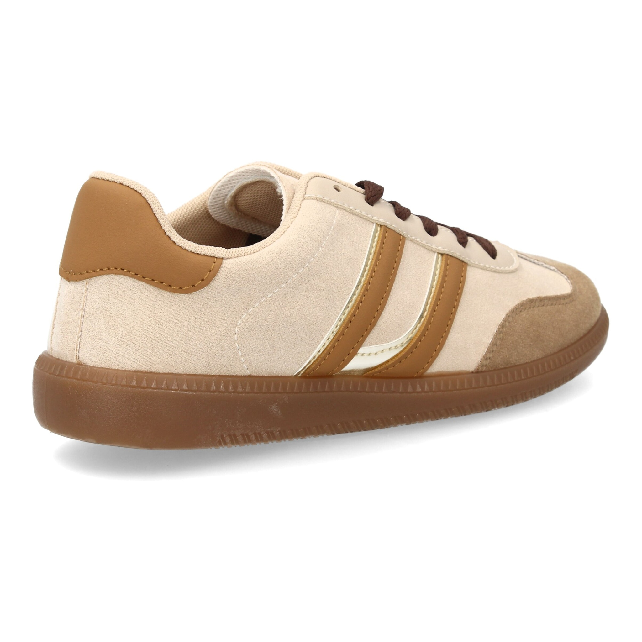 Zapatillas deportivas mujer casual efecto ante con cordones