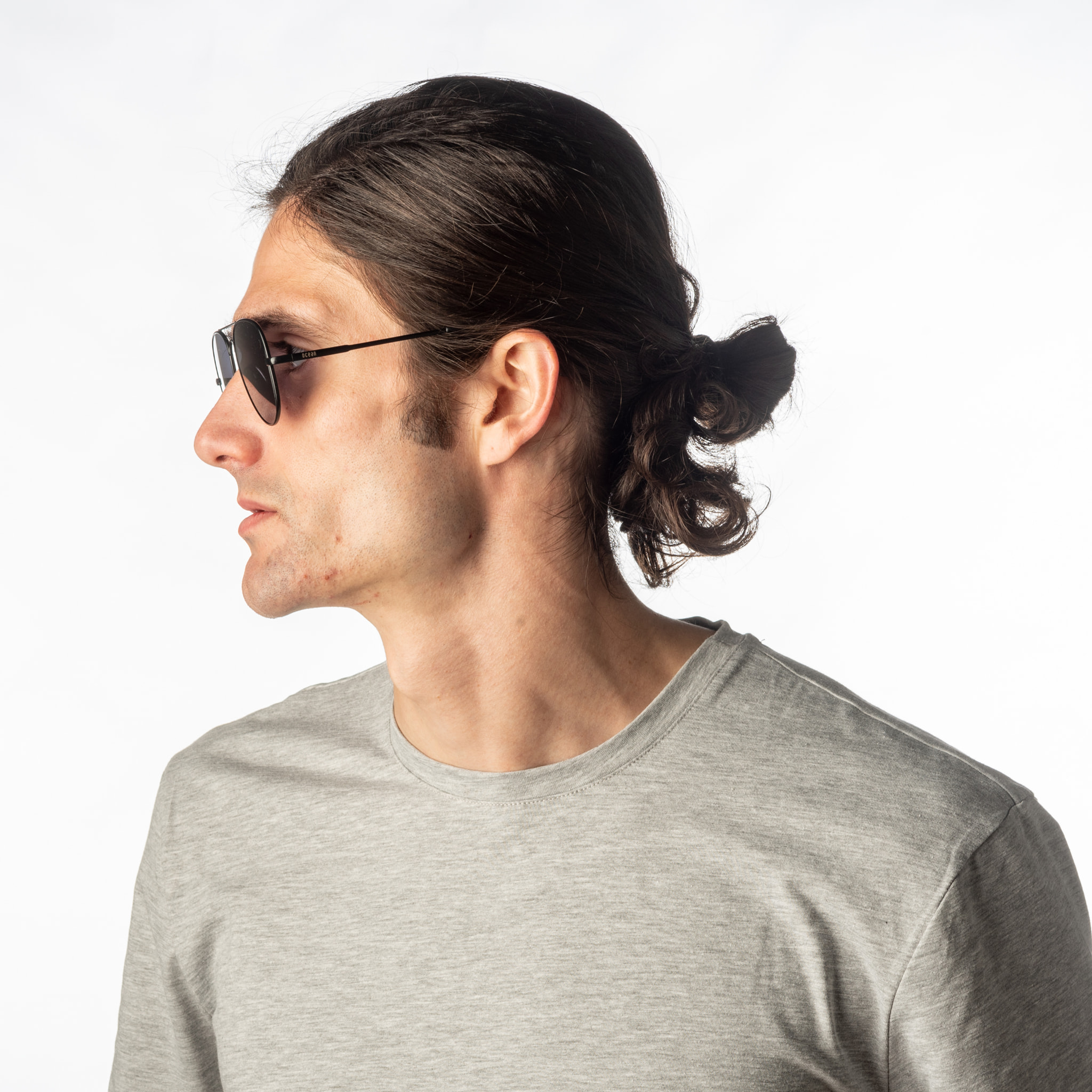 Gafas de sol OCEAN BONILA - Nuevo montura negro mate con plano ahumado