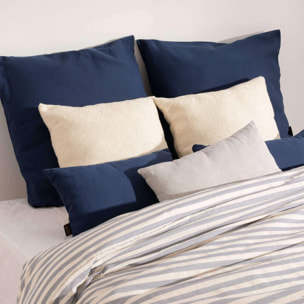 Housse de couette jacquard Jávea Grand Bleu