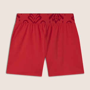 Short sportivi con fascia in vita floreale