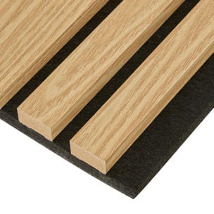 Panneau décoratif mural Colva beige fond noir 120x60cm