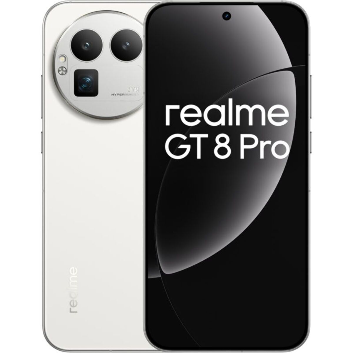 Smartphone REALME Pack GT8 Pro 512Go Blanc+Charger+BudClip