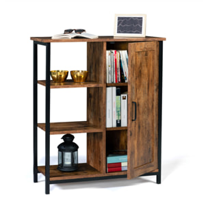 Buffet Elize 1 porte et étagères H70cm