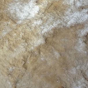 Tapis fait main Shaggy longues mèches Moodil, 45 mm