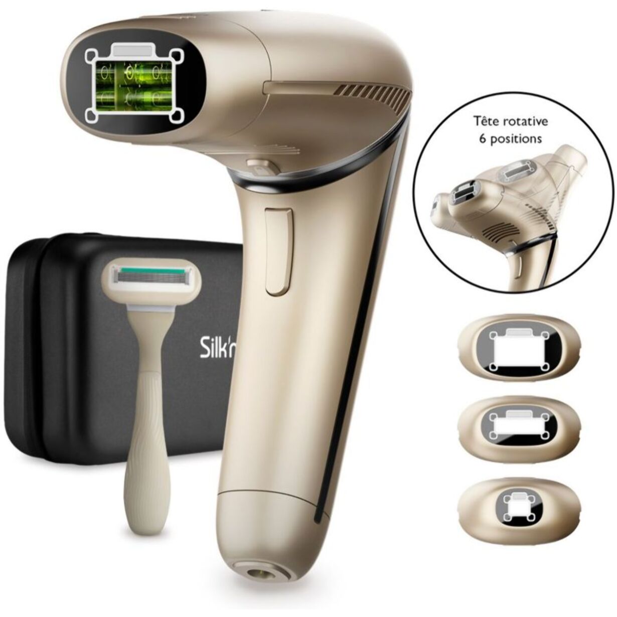 Epilateur lumière pulsée SILK'N 7 gold