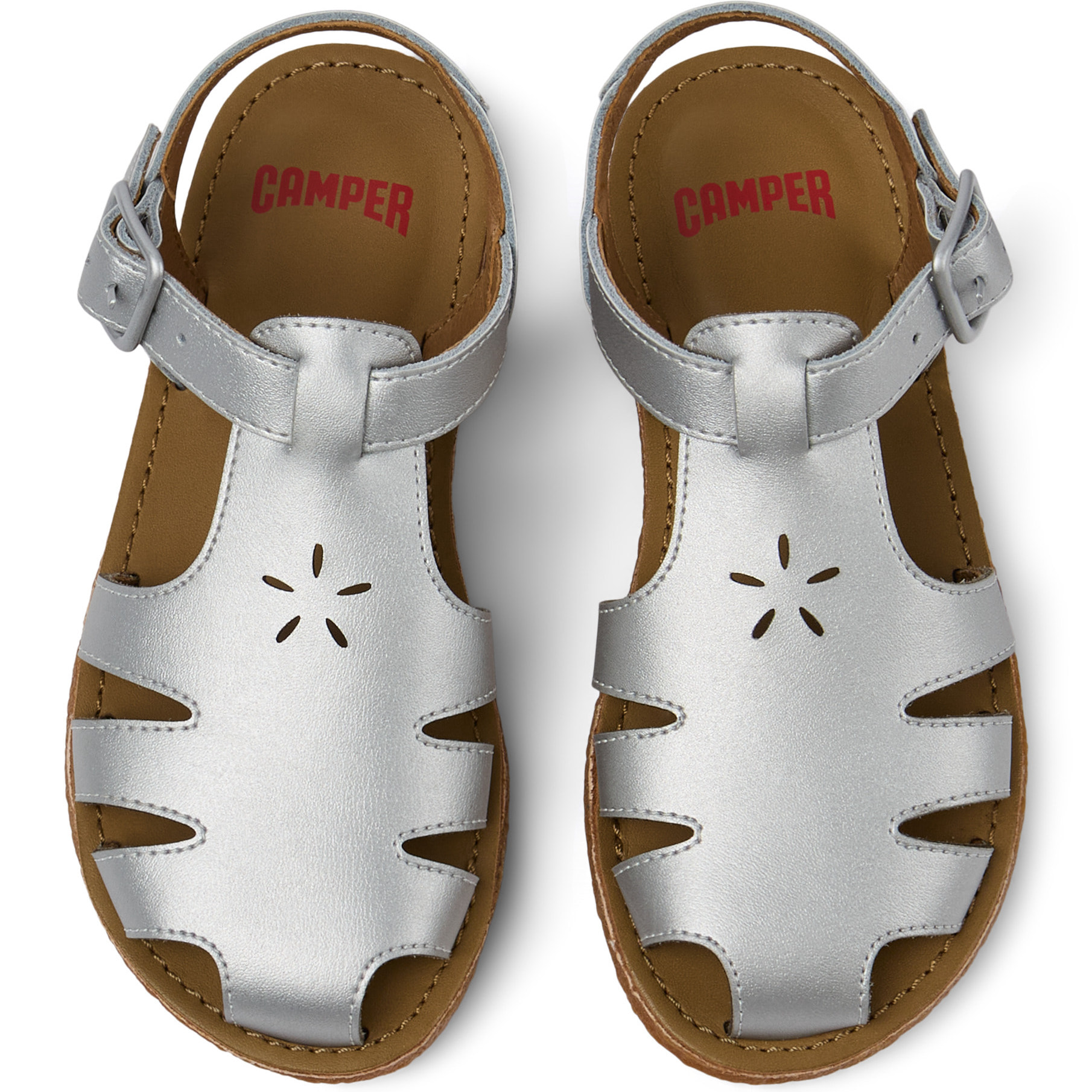 Sandali - CAMPER Miko - Grigio - Pelle liscia