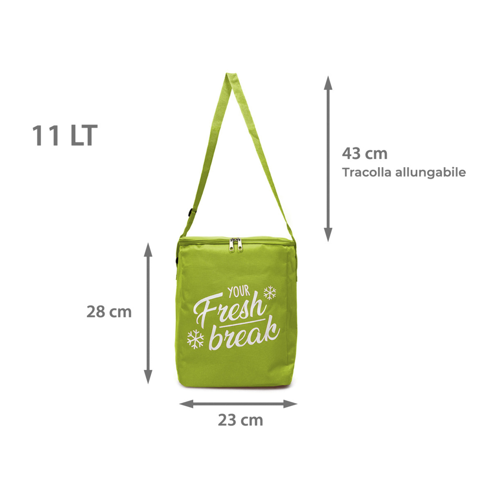 Borsa Termica Mare Spiaggia Fresh Break 11L