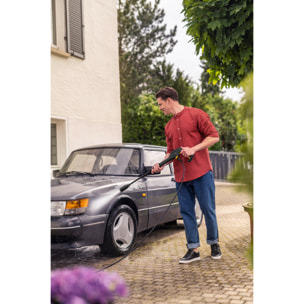 Nettoyeur haute pression Karcher K 2 Horizontal VPS Home - Pression 110 bar- Débit 360 l/h- Kit Home inclus- Position horizontale