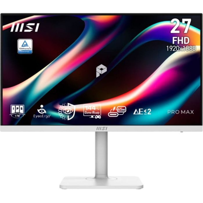 Ecran PC MSI Pro Max 271PHW 27" IPS Full HD 144 Hz HDR HDMI 2.1