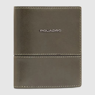 Piquadro Porta carte di credito in pelle schermato con protezione RFID