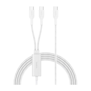 Câble de charge BELKIN 1.5M 140W Blanc