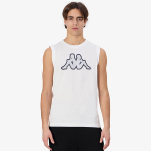 Kappa - T-Shirts & Top Uomo Bianco - Logo Dwal