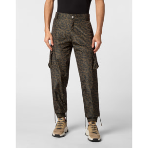 PHILIPP PLEIN Trousers Cargo fit CAMOUFLAGE
