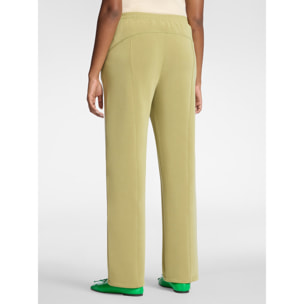 Elena Mirò - Pantaloni palazzo in scuba - Verde chiaro