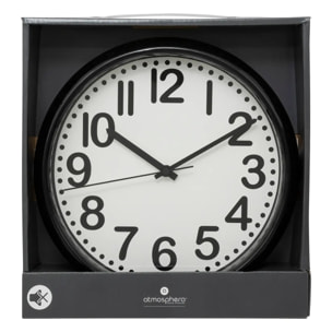 Horloge bord arrondi - D22 cm