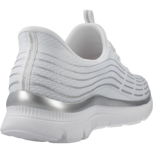 Sneakers De  Mujer Plus Soft Luster Blanco