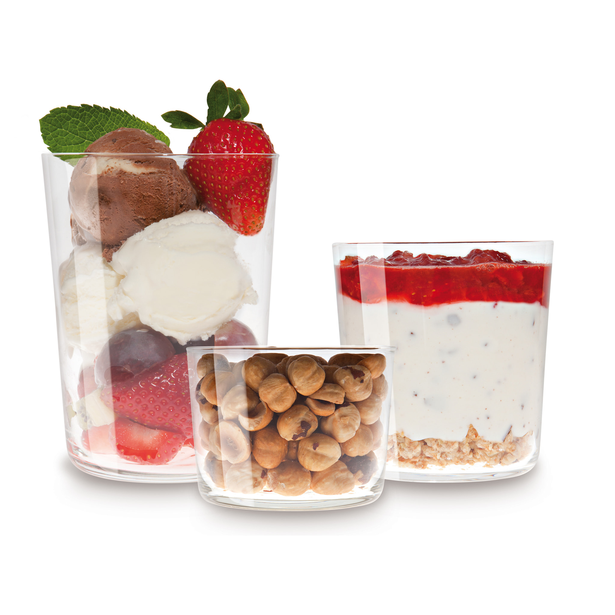 Set 6 bicchieri Excelsa – New York, Vetro Trasparente