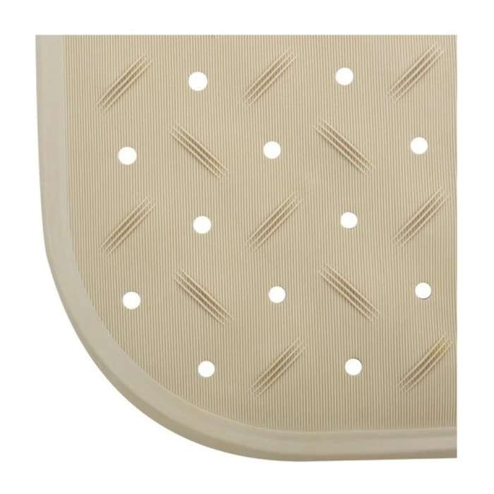 Tapis Fond de douche antidérapant Caoutchouc CLASS 54x54cm Beige MSV
