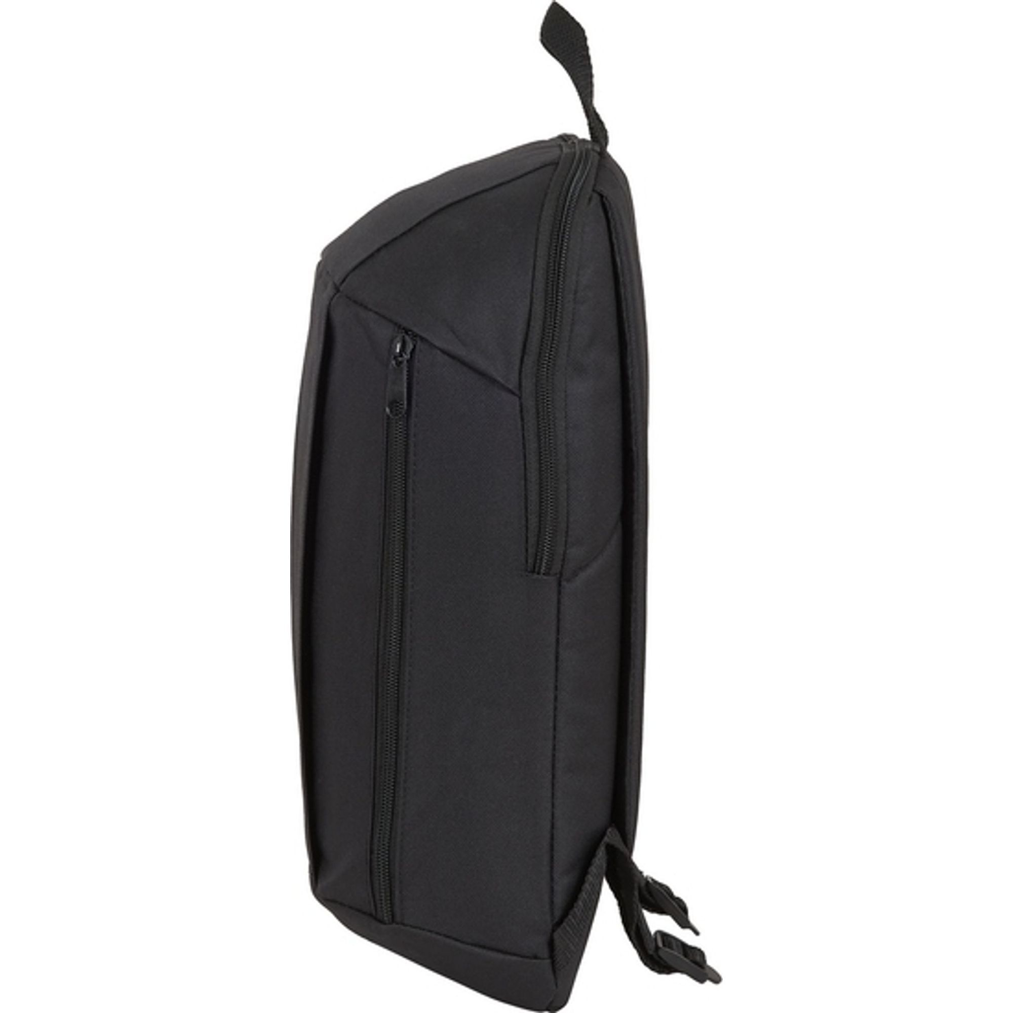 Mini mochila bolsillo vertical safta negro