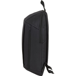 Mini mochila bolsillo vertical safta negro