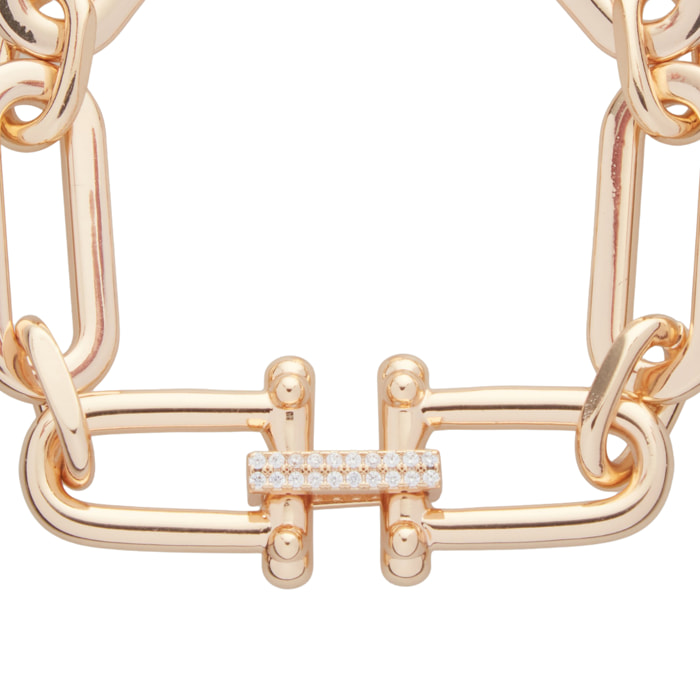 Bracciale U.S. Polo Assn. In metallo placcato oro