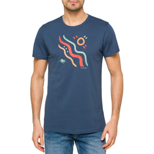 Camiseta de algodón 150 gr Hot Buttered Outback azul Indigo