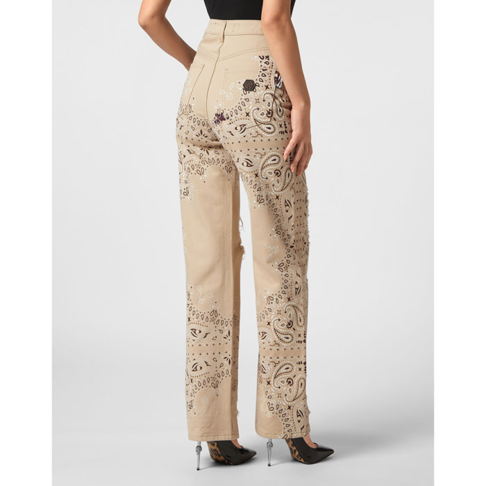 PHILIPP PLEIN Wide-leg jeans PAISLEY