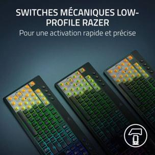 Clavier gamer sans fil RAZER BlackWidow V4 LP TKL Hyperspeed