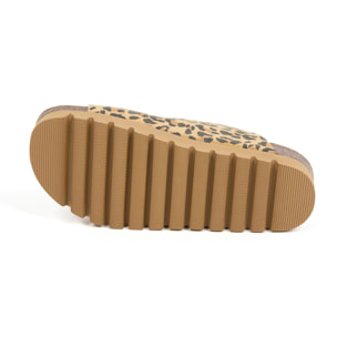 Sandalia Plataforma Marron Mujer BILLOWY MARRON