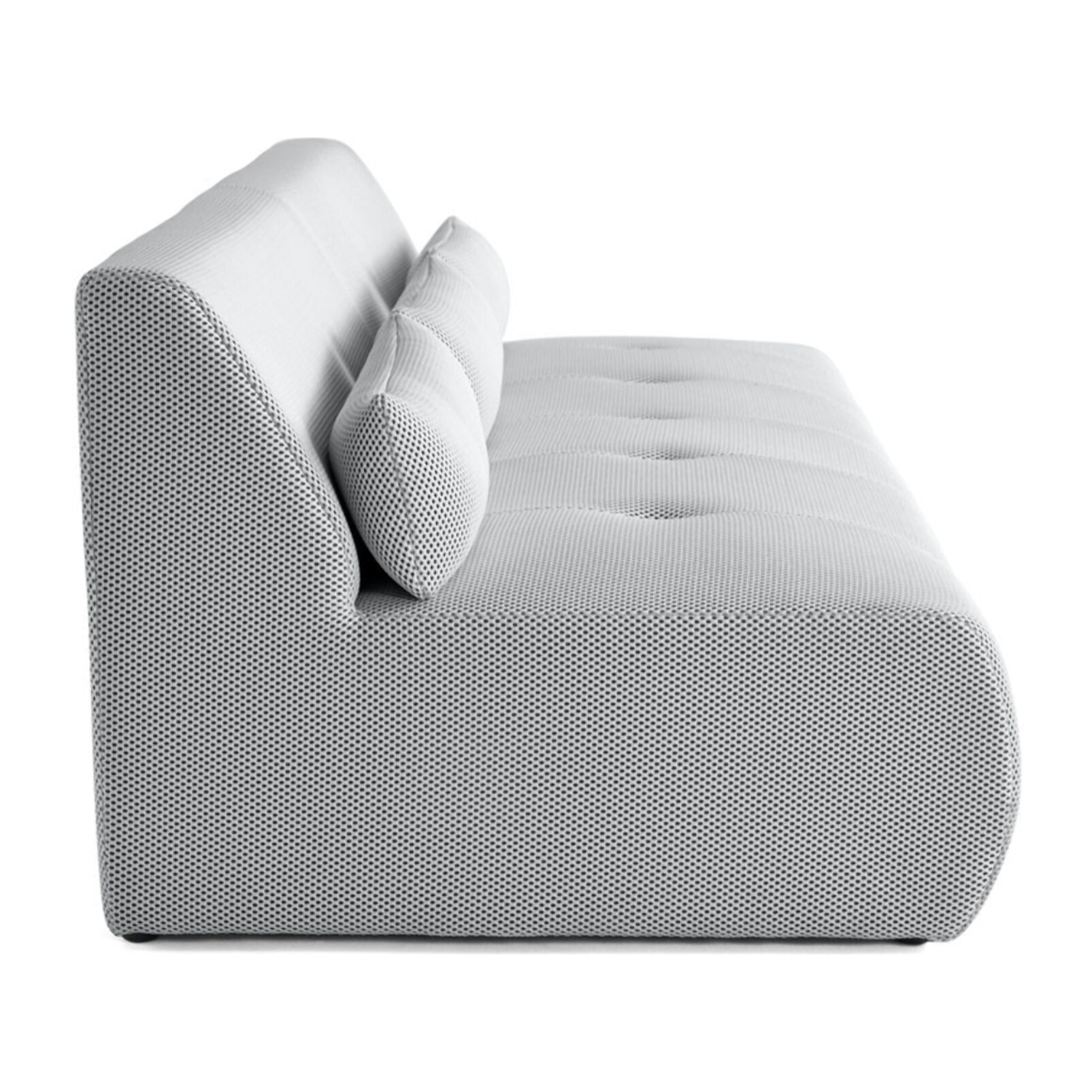 Onyx - canapé droit 3 places - en tissu mailles 3D - Gris clair