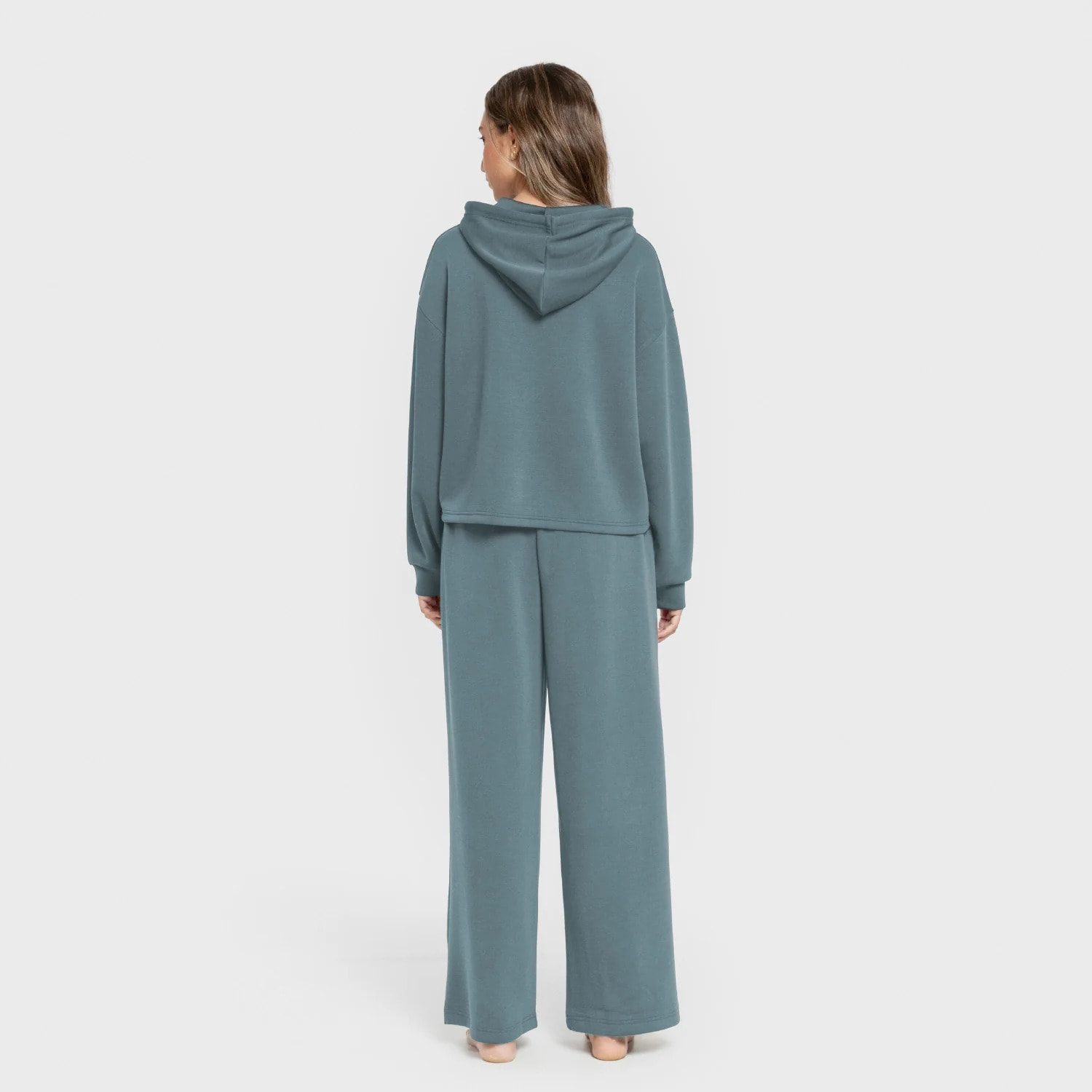 Pantalón largo estilo modal mujer