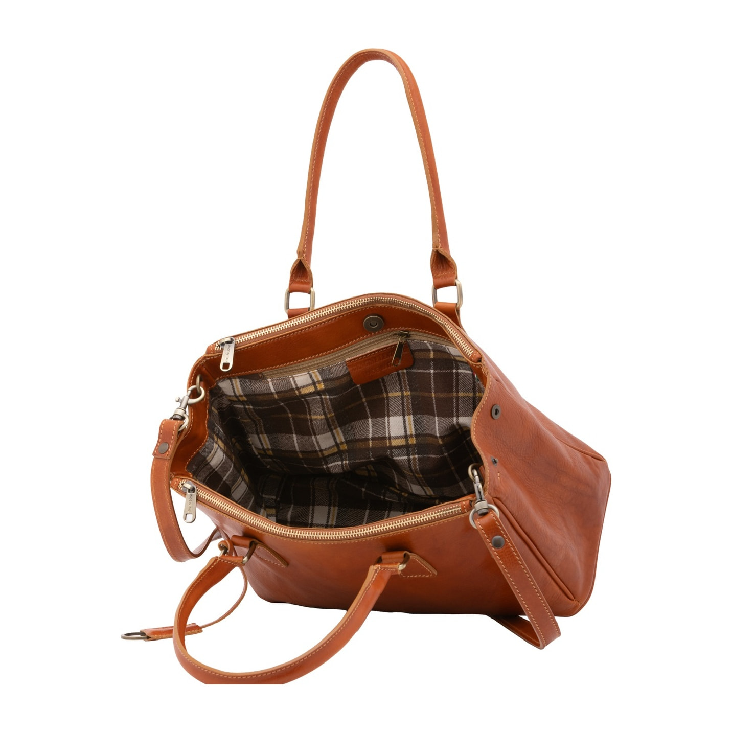 Borsa a tracolla da donna - Modello Bryony - Vera pelle - 35.0 x 23.0 x 16.0 cm