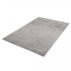 Tapis salon MITA, soft et soyeux, tapis uni à l'aspect Shaggy