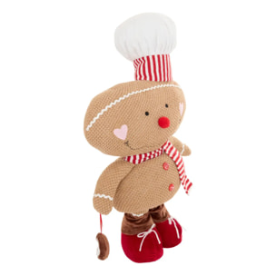 Bonhomme de Noël en pain d'épices Pimi télescopique H. 76 cm