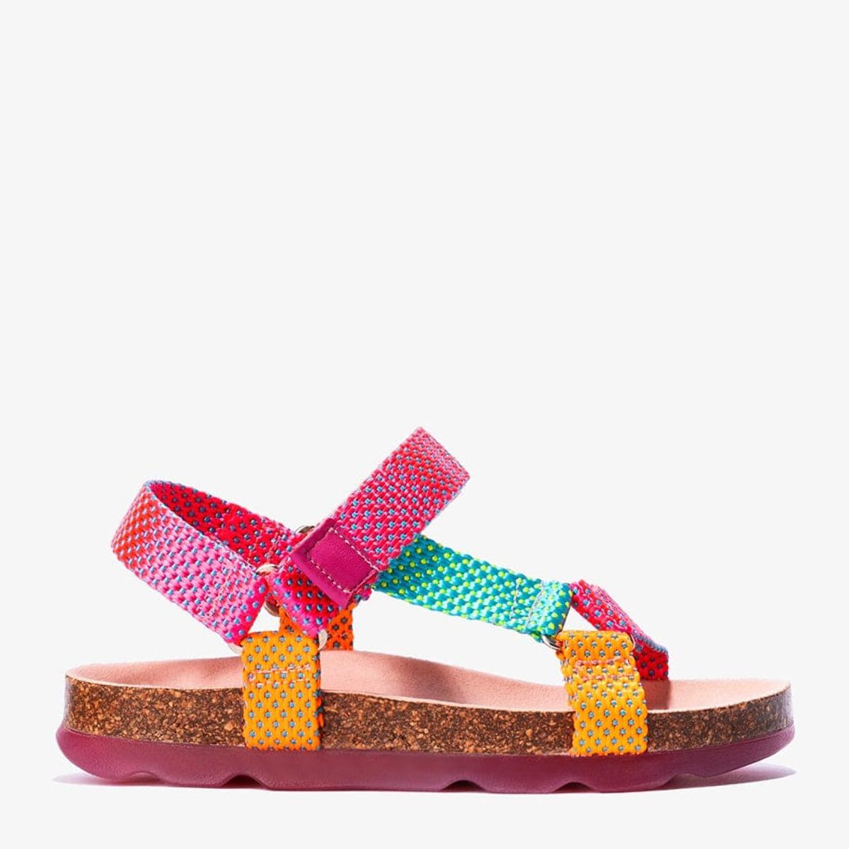 Girl's Multicolour Bio Sandals B&W