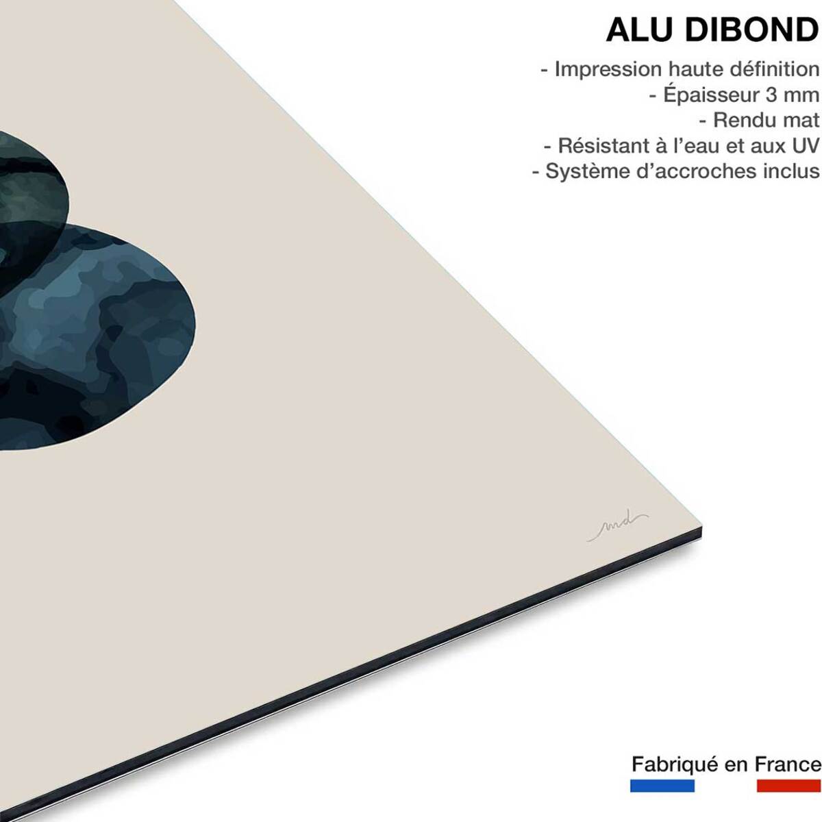 Tableau labradorite vertueuse Tableau alu Dibond