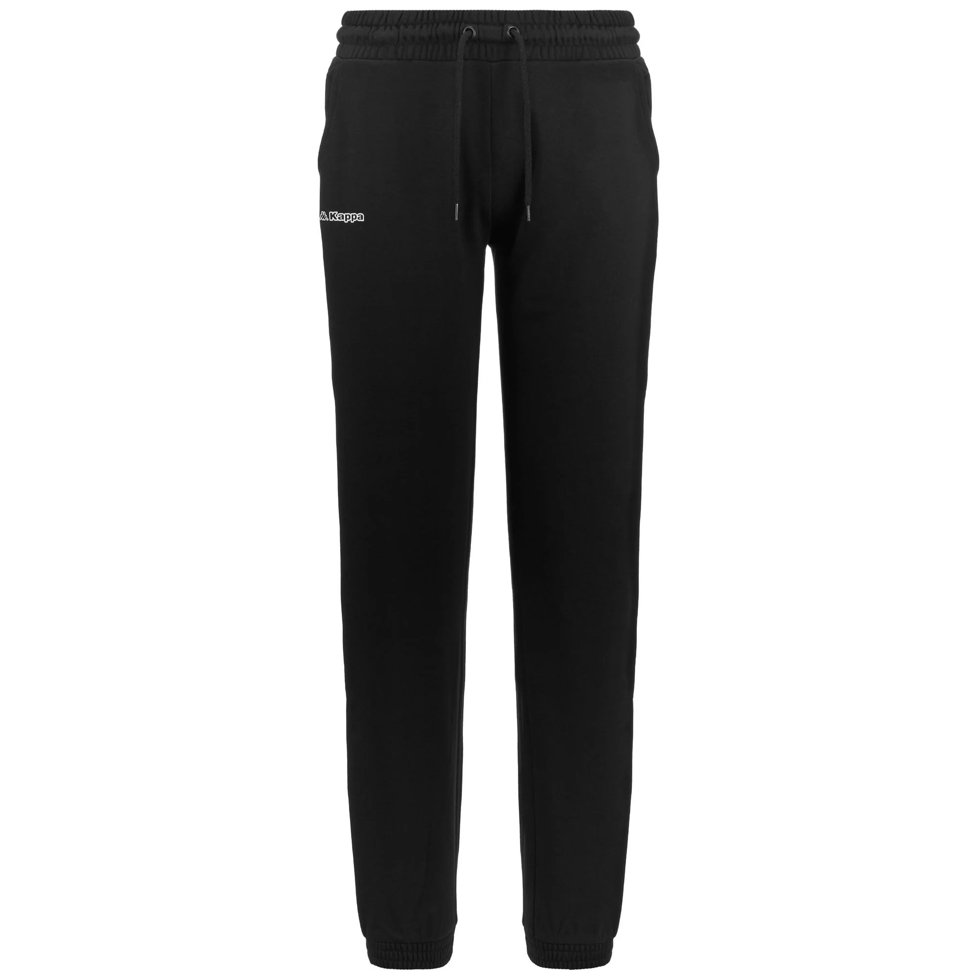 Kappa - Pantaloni Donna Nero - Logo Festa