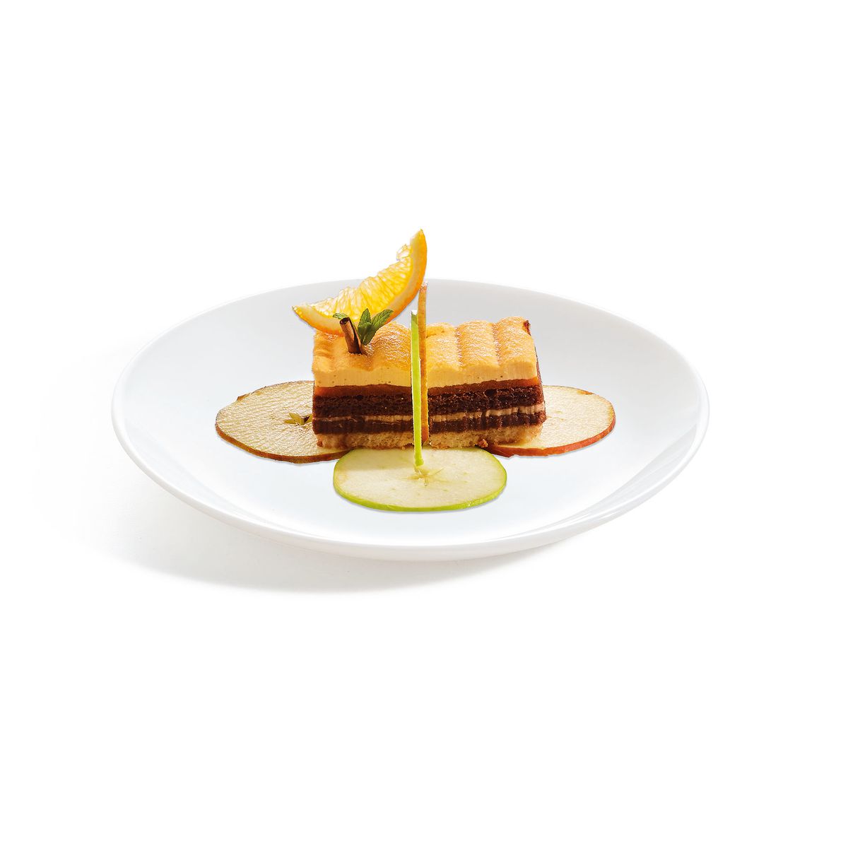 6 platos de postre blancos 19 cm Diwali - Luminarc
