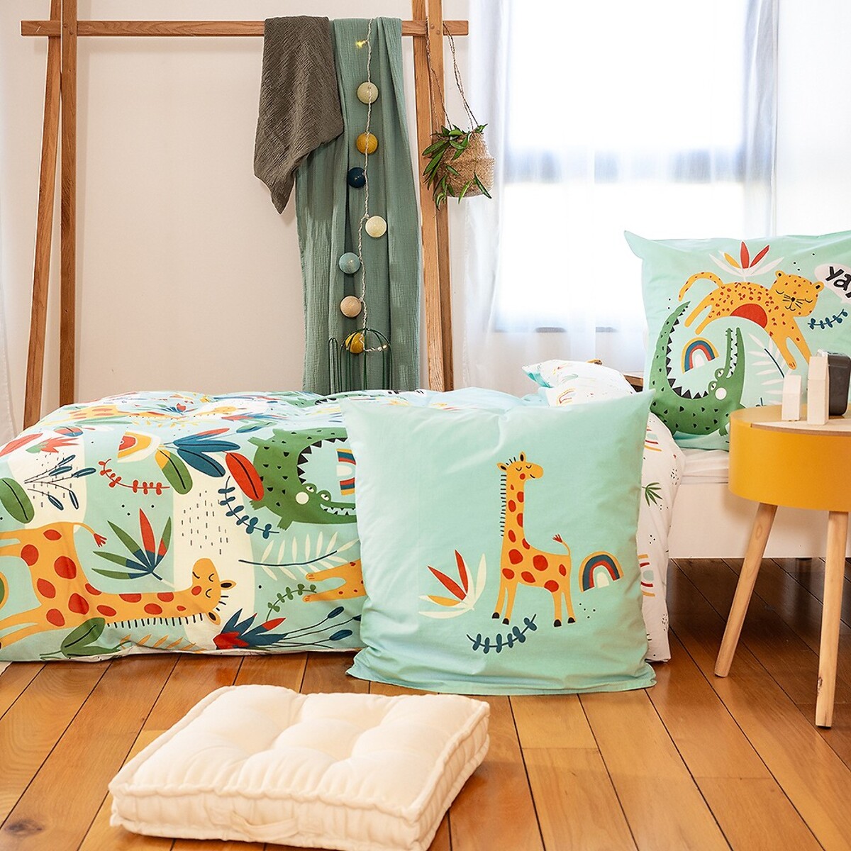 Parure Housse De Couette 2pcs 100% Coton 57fils Poumba