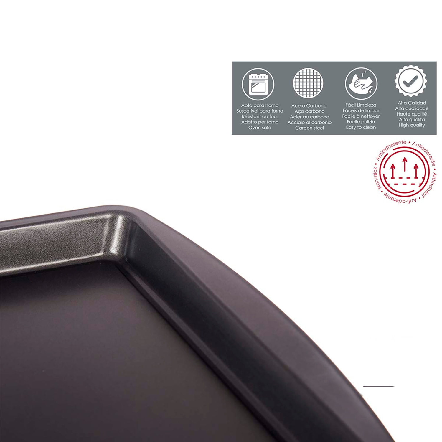 VASSOIO RETTANGOLARE IN METALLO 48CM