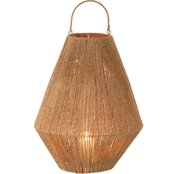 J-Line Lanterne Dantya Jute Naturel