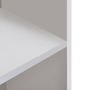 Libreria 5 ripiani color bianco opaco 60x30x189 cm - Buz