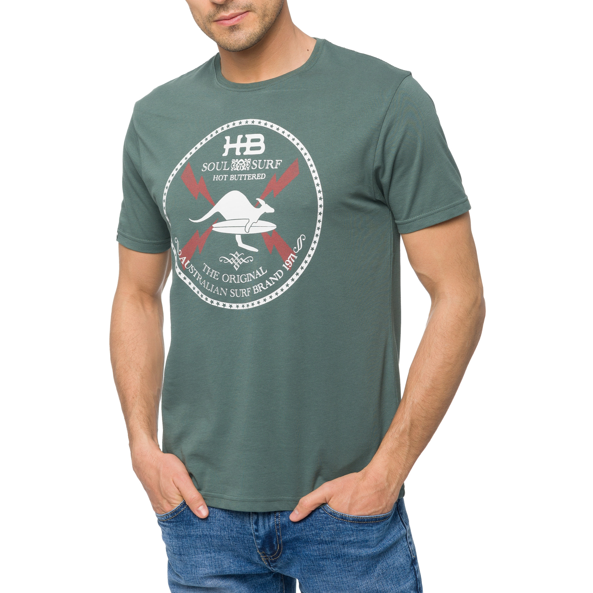 Camiseta Hot Buttered SOULSURF Verde Claro