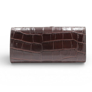 Cartera Cheval Firenze Marlon Croc Marrón Oscuro