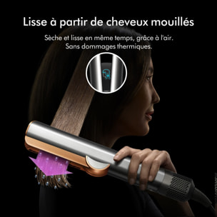 Piastra asciugacapelli Dyson Airstrait™ Blu | Ricondizionato