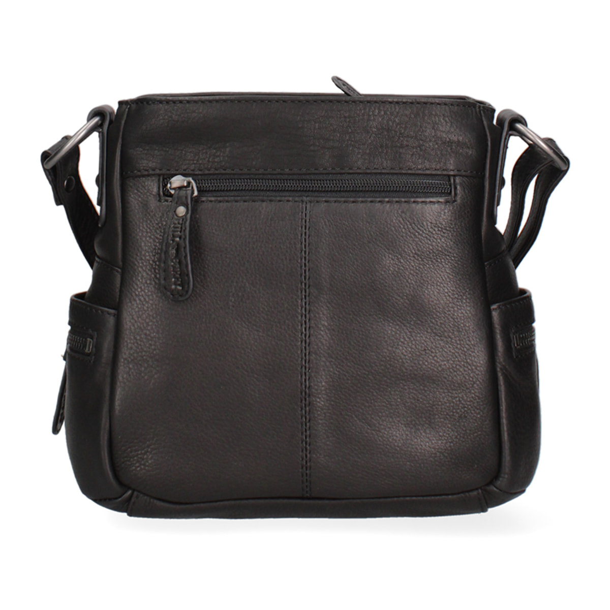 Borsa a tracolla da uomo In Vera pelle Made in Italy 23x21x10 cm