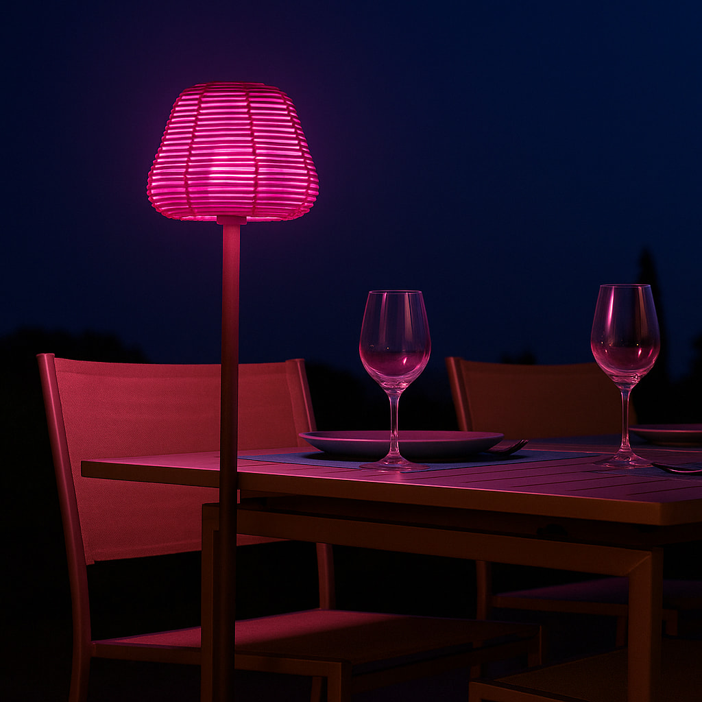 Lampadaire extérieur sans fil MIDY BOHEME H120cm